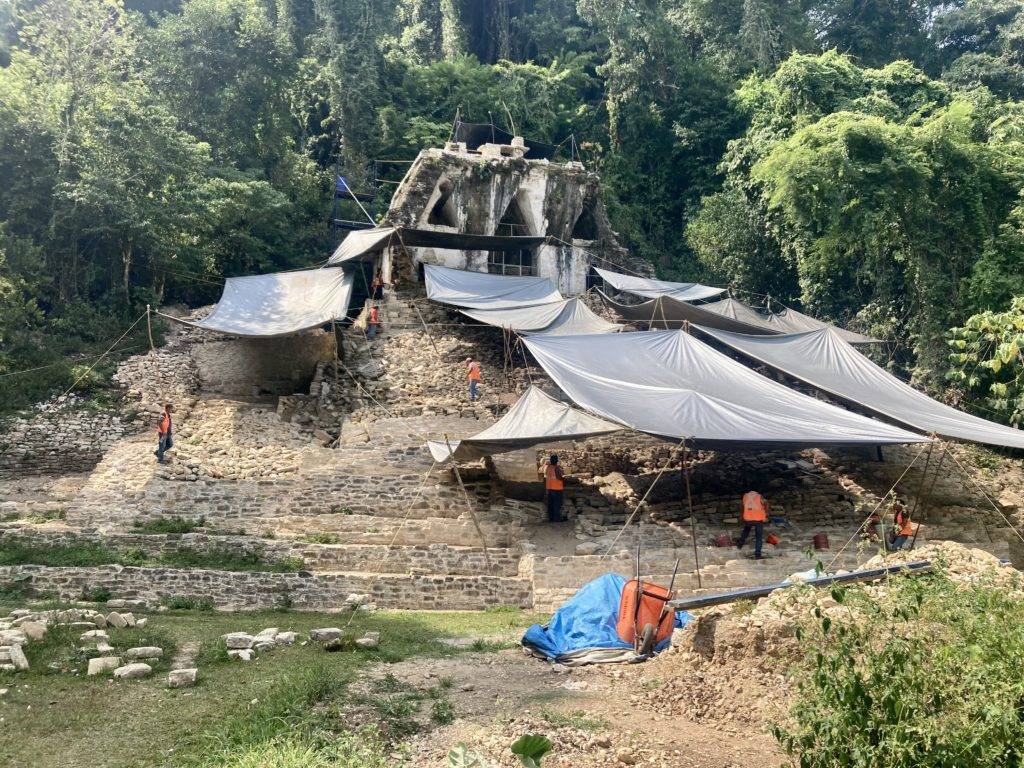 Renovations at Palenque