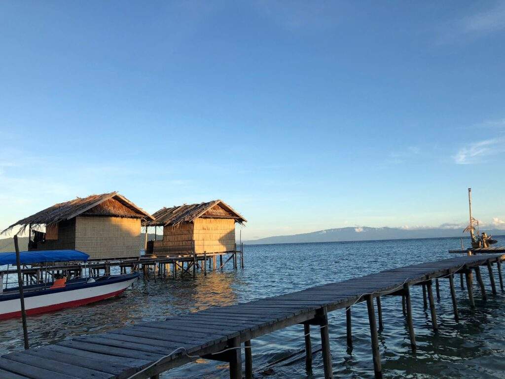 Bungalows in Arborek Island
