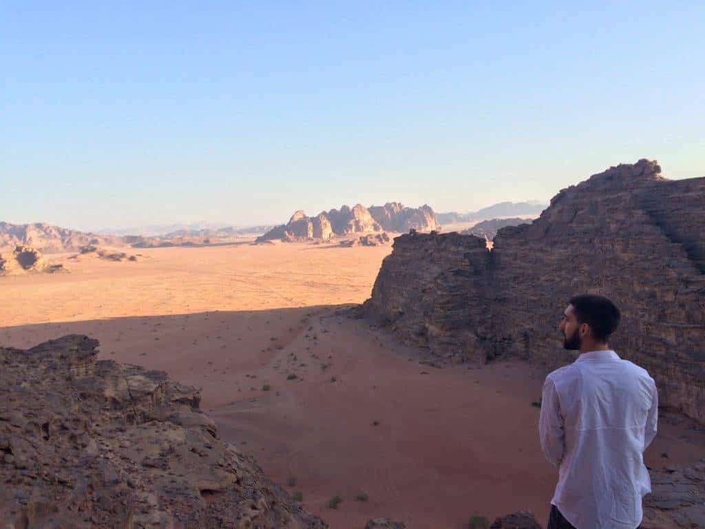Overlooking Wadi Rum