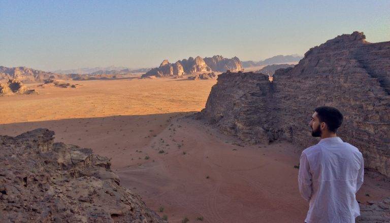Overlooking Wadi Rum