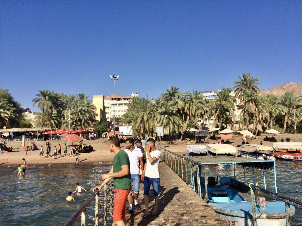 Aqaba public beach
