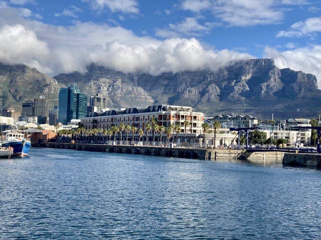 V&A Waterfront in front of Table Mountain