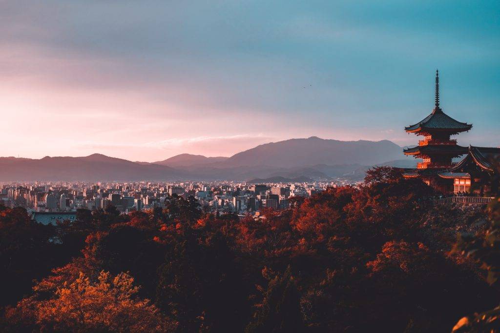 overlooking kyoto
