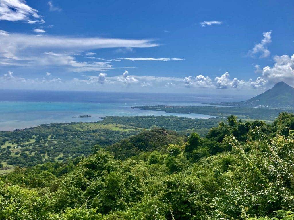 Overlooking Mauritius
