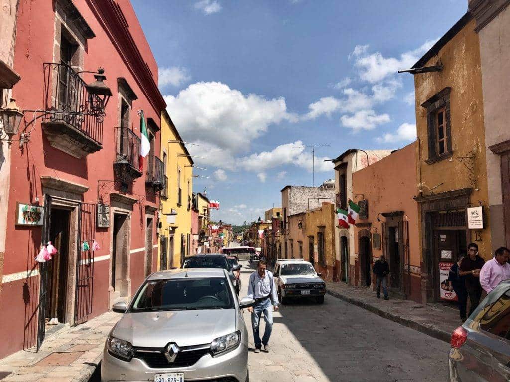 Colorful streets of San Miguel de Allende